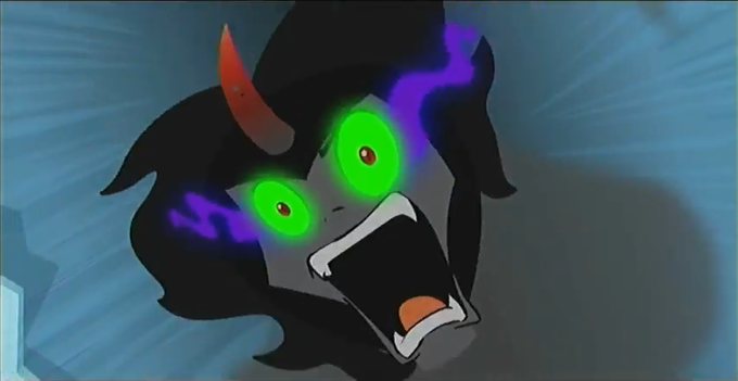 King Sombra yells while banished