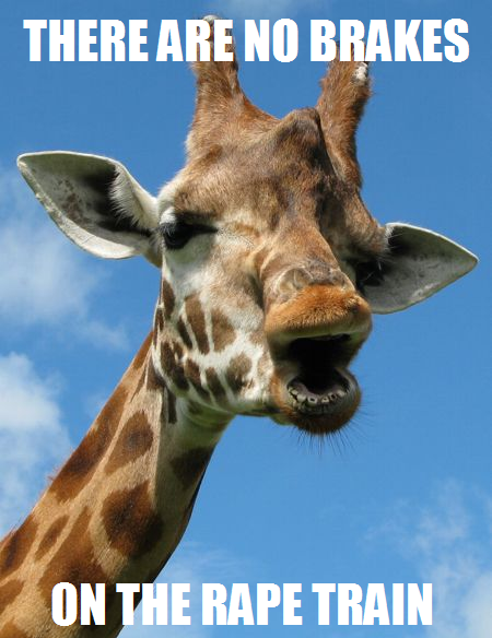 rape train giraffe