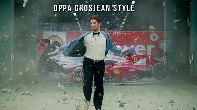 Oppa Grosjean Style