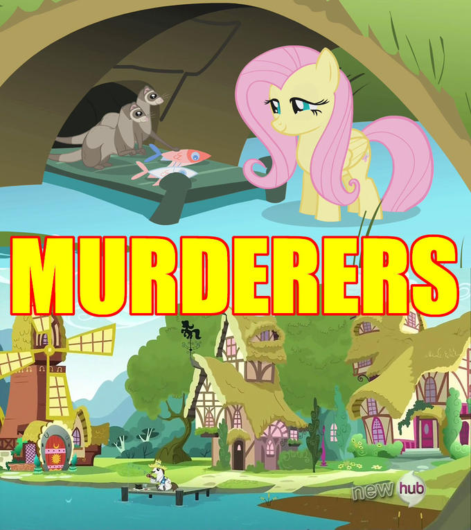 Fish-Killing: They get away with it in Equestria