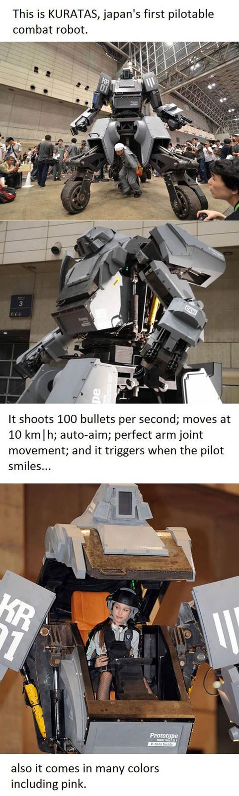 KURATAS, Japan's First Combat Robot