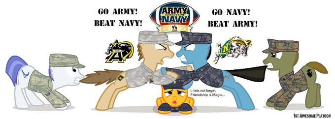 the rivalry continues this weekend (GO ARMY BEAT NAVY!!!)