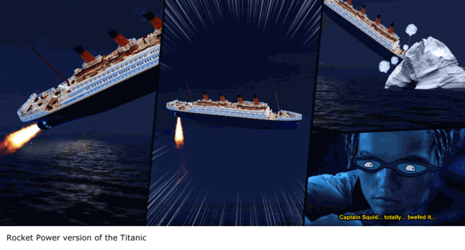 Rocket Power Version of Titanic