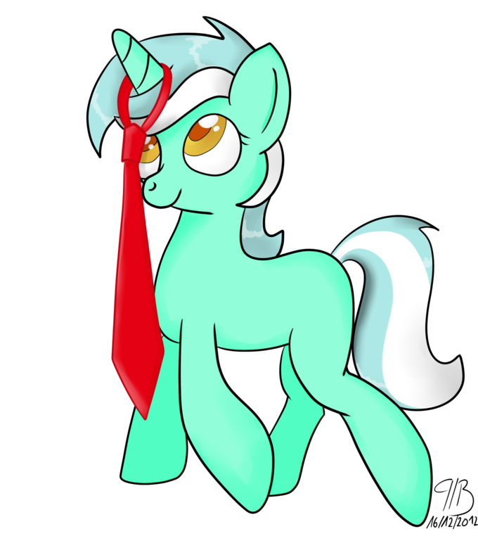  Lyra and her new tie