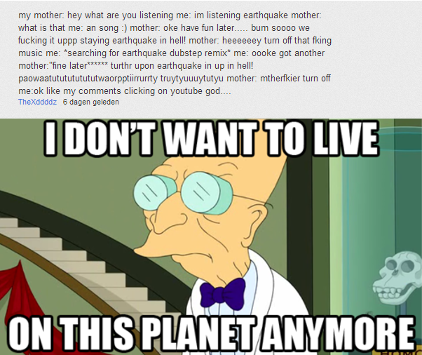 I Don't Want to Live on This Planet Anymore