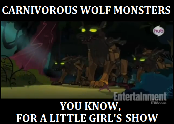 Kiddie cartoon indeed...