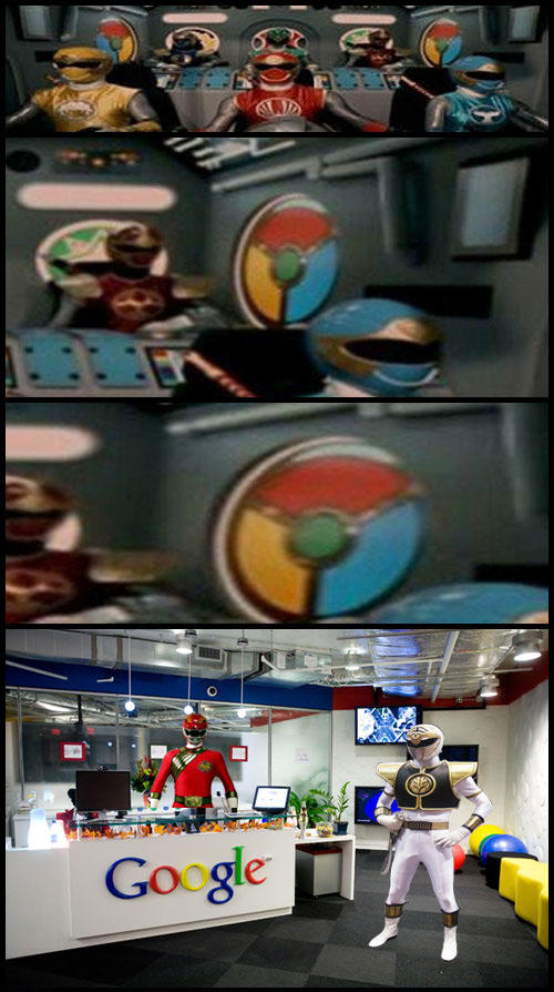 Megazord Powered by Google Chrome