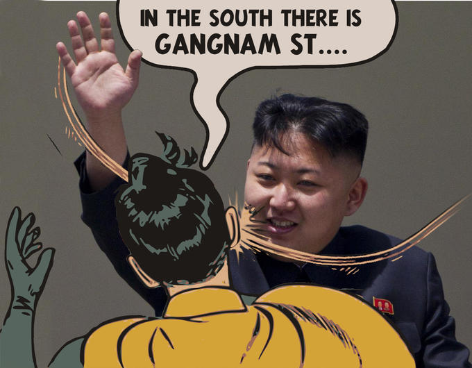 Kim Jong Un Slapping Robin