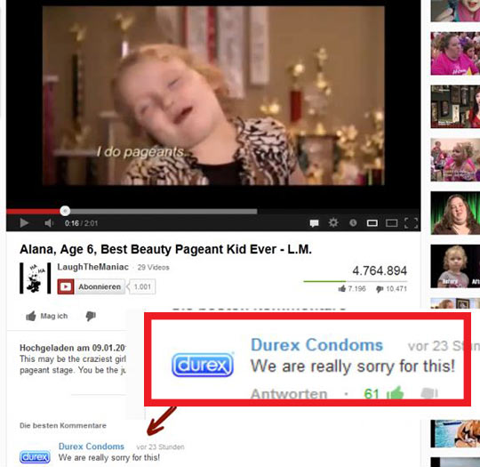 Durex Apologizes