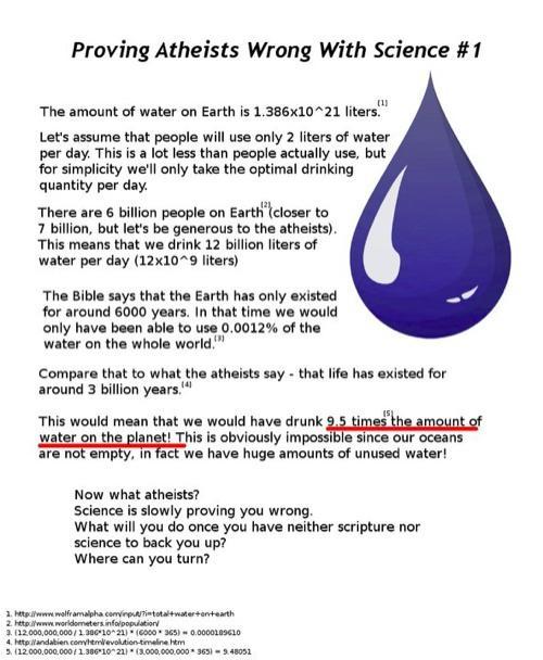 Proving atheists wrong with science