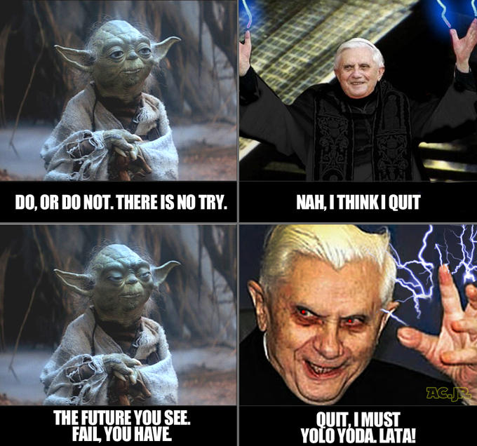 YOLO Yoda #pontifex