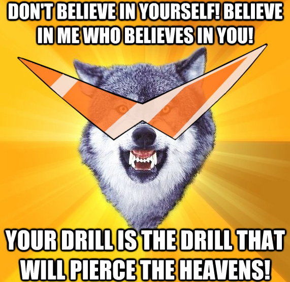 Tengen Toppa Courage Wolfann