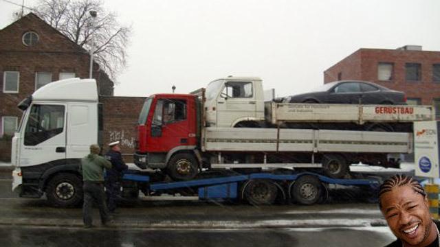 Car on a car