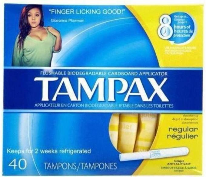 Finger Licking Good Tampax