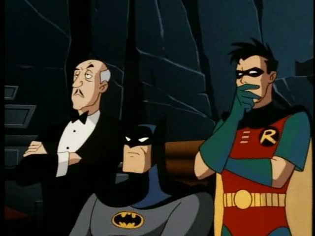 Batman and crew observing