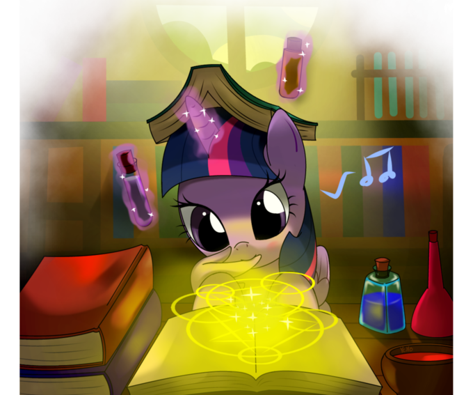  Twlight learning new magic