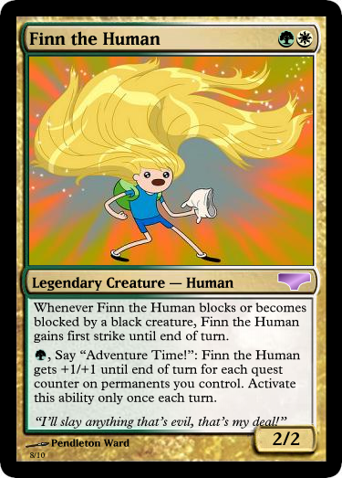 finn magic the gathering card fake ccg cards know your meme f8a finn magic the gathering card fake ccg cards know your meme