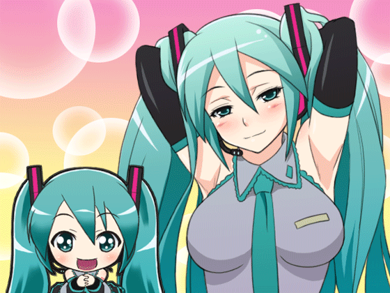 Hatsune miku breast expansion