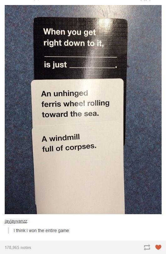 ferris wheels cards against humanity know your meme 718 ferris wheels cards against humanity know your meme