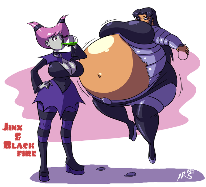 Teen Titans Bloat by Axel-Rosered | Body Inflation | Know Your Meme