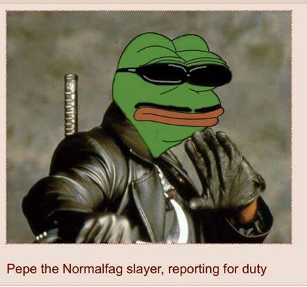 pepe the normalfag slayer, reporting for duty pepe the frog 487 pepe the normalfag slayer, reporting for duty pepe the frog