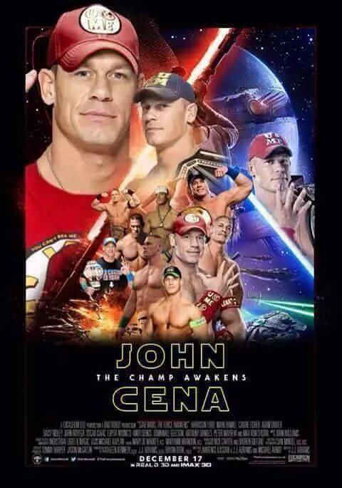 john cena the champ awakens star wars the force awakens poster 847 john cena the champ awakens star wars the force awakens poster,The Force Awakens Memes
