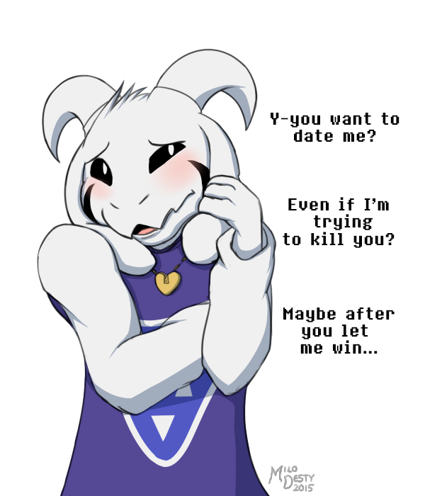 What If Flirt Worked On Asriel Dreemurr Undertale Know Your Meme 7357