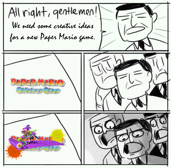 color splash development paper mario know your meme 41e color splash development paper mario know your meme,Meme Color