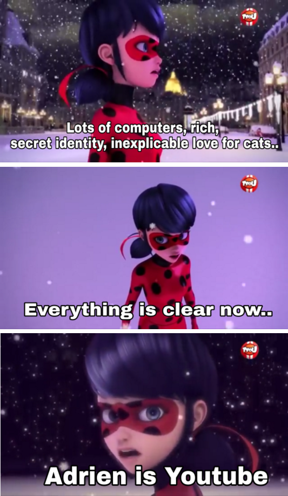 The Secret Come Out - Does Adrien is Youtube? | Miraculous Ladybug