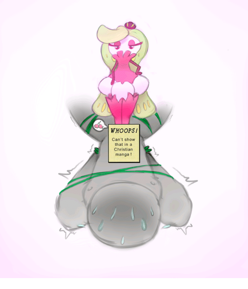 Example featuring Tsareena "stepping" on some guy "there" | Whoops! Can