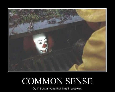 common sense pennywise in the sewer know your meme faa common sense pennywise in the sewer know your meme
