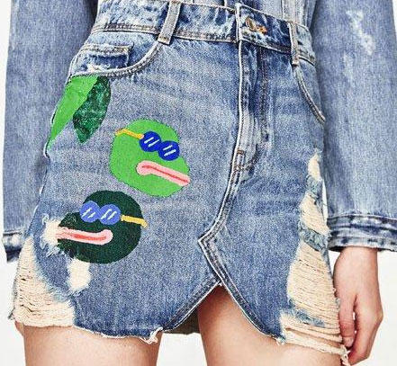 denim jeans shorts joint