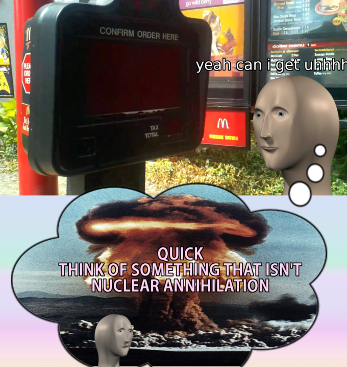Quick, think of something that isn