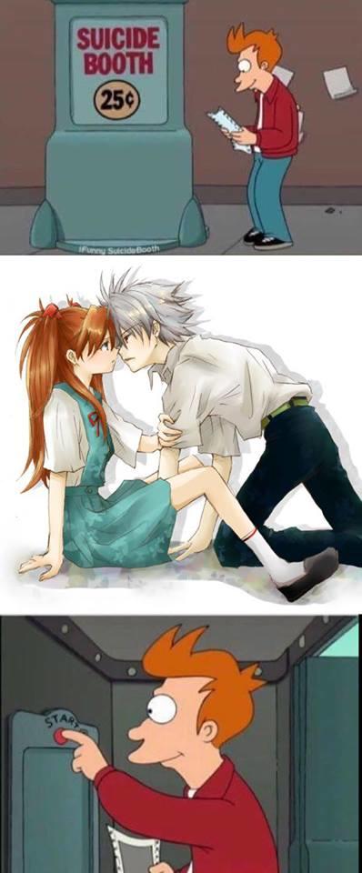suicide booth meme as reaction to seeing anime love suicide booth meme as reaction to seeing anime love