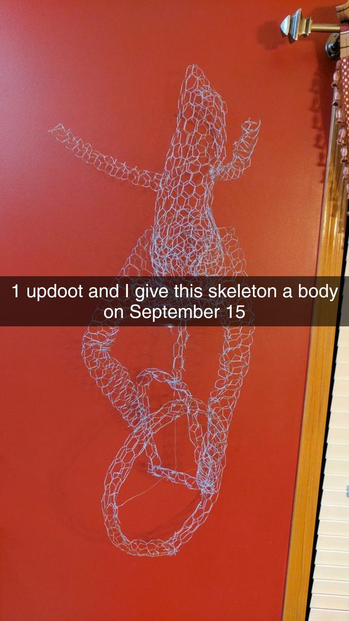 1 updoot and I give this skeleton a body on September 15