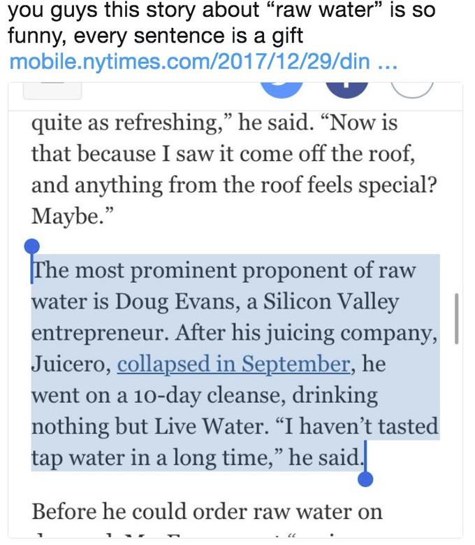 Raw Water Know Your Meme