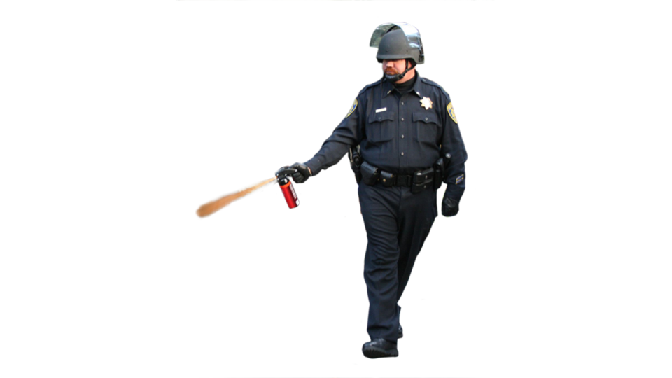 [Image 205635] Casually Pepper Spray Everything Cop Know Your Meme