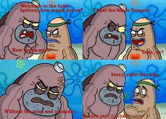 zelda water temple welcome to the salty spitoon how tough are d5d zelda water temple welcome to the salty spitoon how tough are,Water Temple Meme