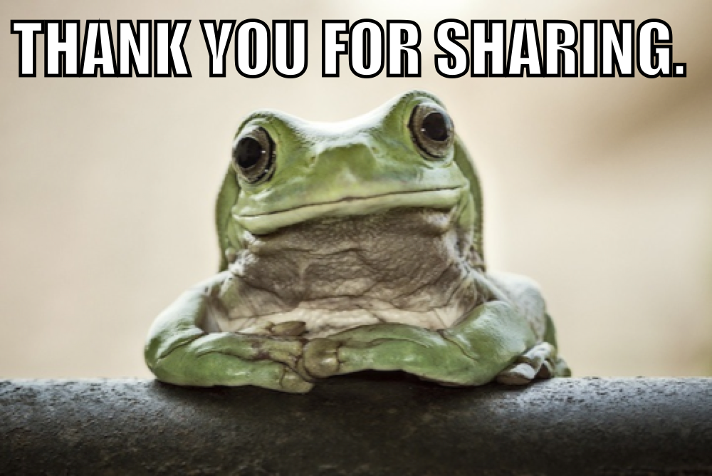 thank you for sharing know your meme 885 thank you for sharing know your meme