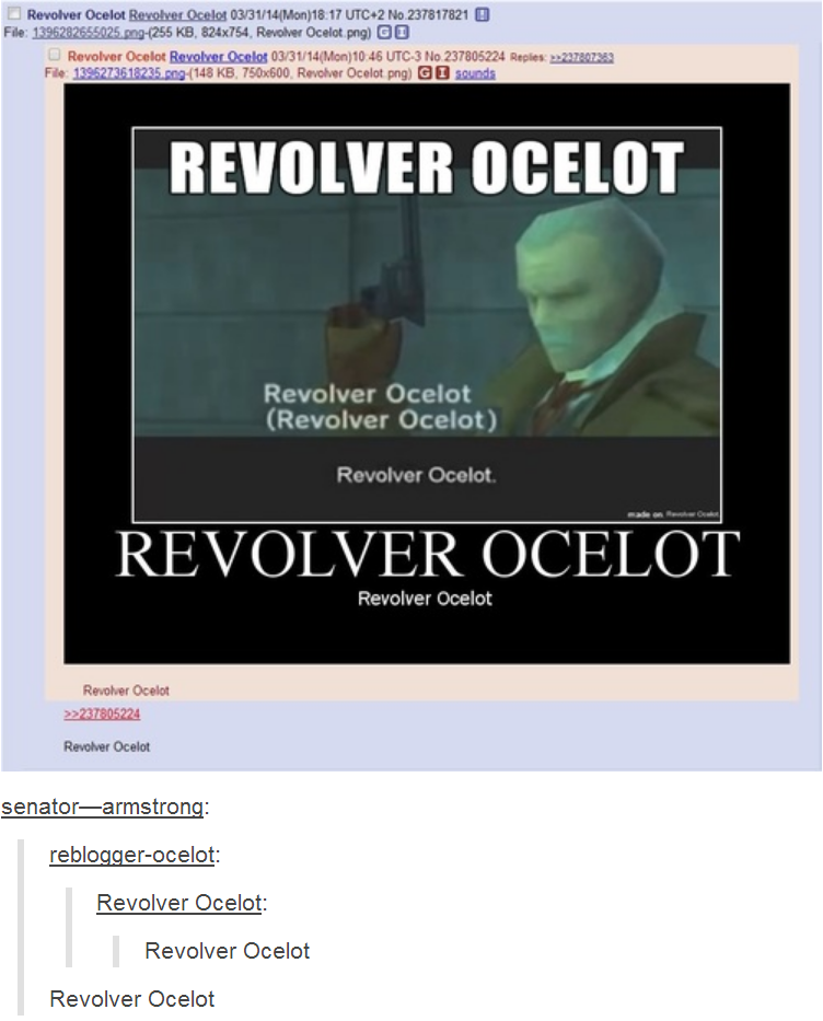 Revolver Ocelot Revolver Ocelot Know Your Meme