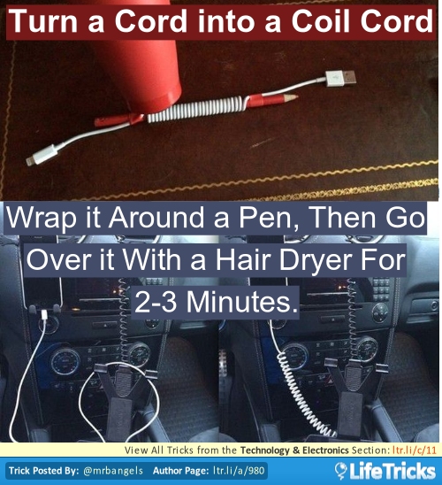 turn a regular cord into a coil cord life hacks know your meme bcb turn a regular cord into a coil cord life hacks know your meme