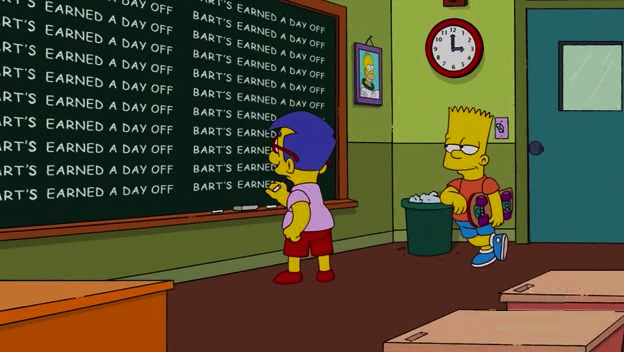 [Image - 800003] | Bart Simpson's Chalkboard Parodies | Know Your Meme