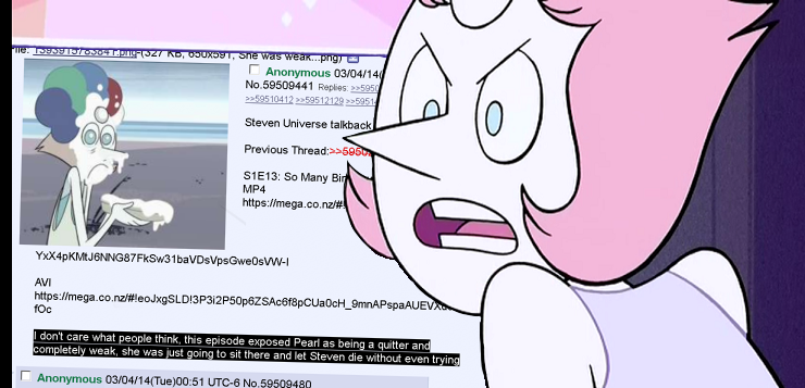 pearl discovers 4chan steven universe know your meme 544 pearl discovers 4chan steven universe know your meme
