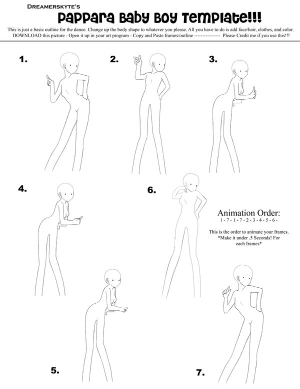 pappara baby boy template pappara dance know your meme template boy