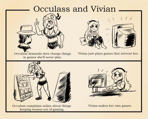 occulass and vivian gamergate know your meme 26f occulass and vivian gamergate know your meme