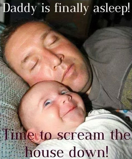 funny new baby