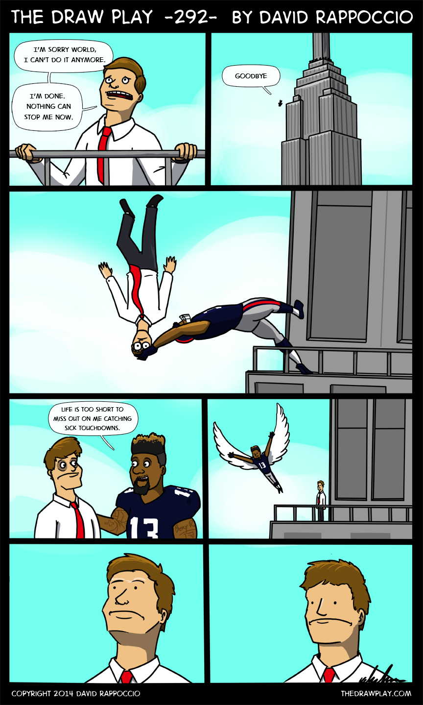 Odell Beckham Jr Comic TheDrawPlaycom Odell Beckham Jrs