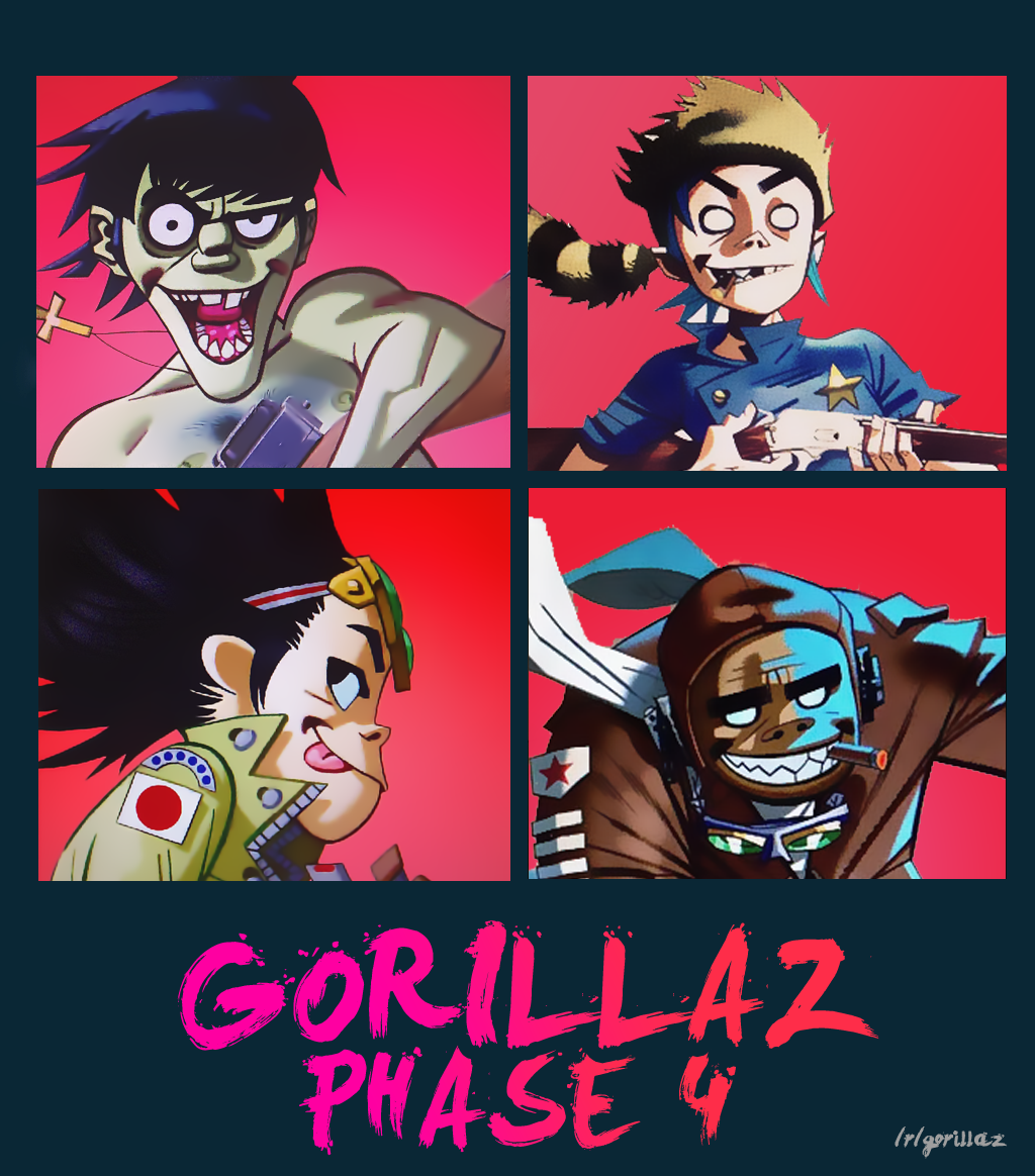 Phase 4 Gorillaz | Gorillaz "Demon Days" Cover Parodies | Know Your Meme