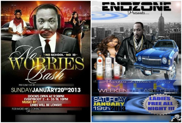 club promotion posters mlk didnt die for this know your meme mlk club flyer