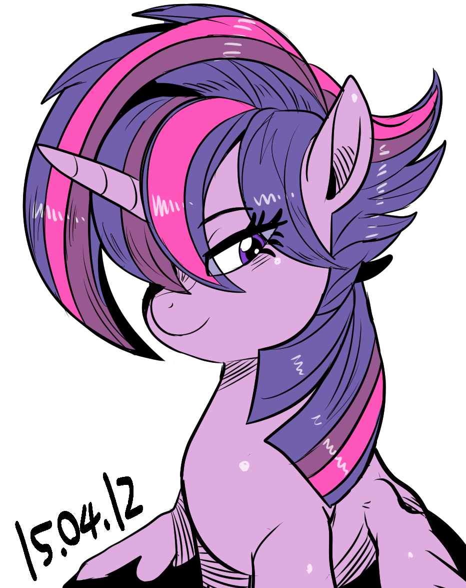 Now She Can Be The Mane Character Of An Anime Punklight Sparkle Twilight Sparkle Pink Purple Fictional Character Mammal Violet Vertebrate Horse Like Cartoon Mythical Creature